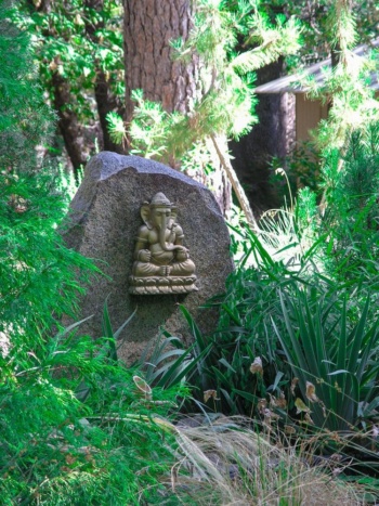 Ganesh in the garden