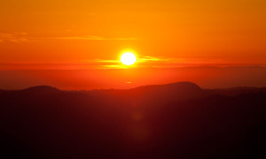 Sunset at Bald Mountain